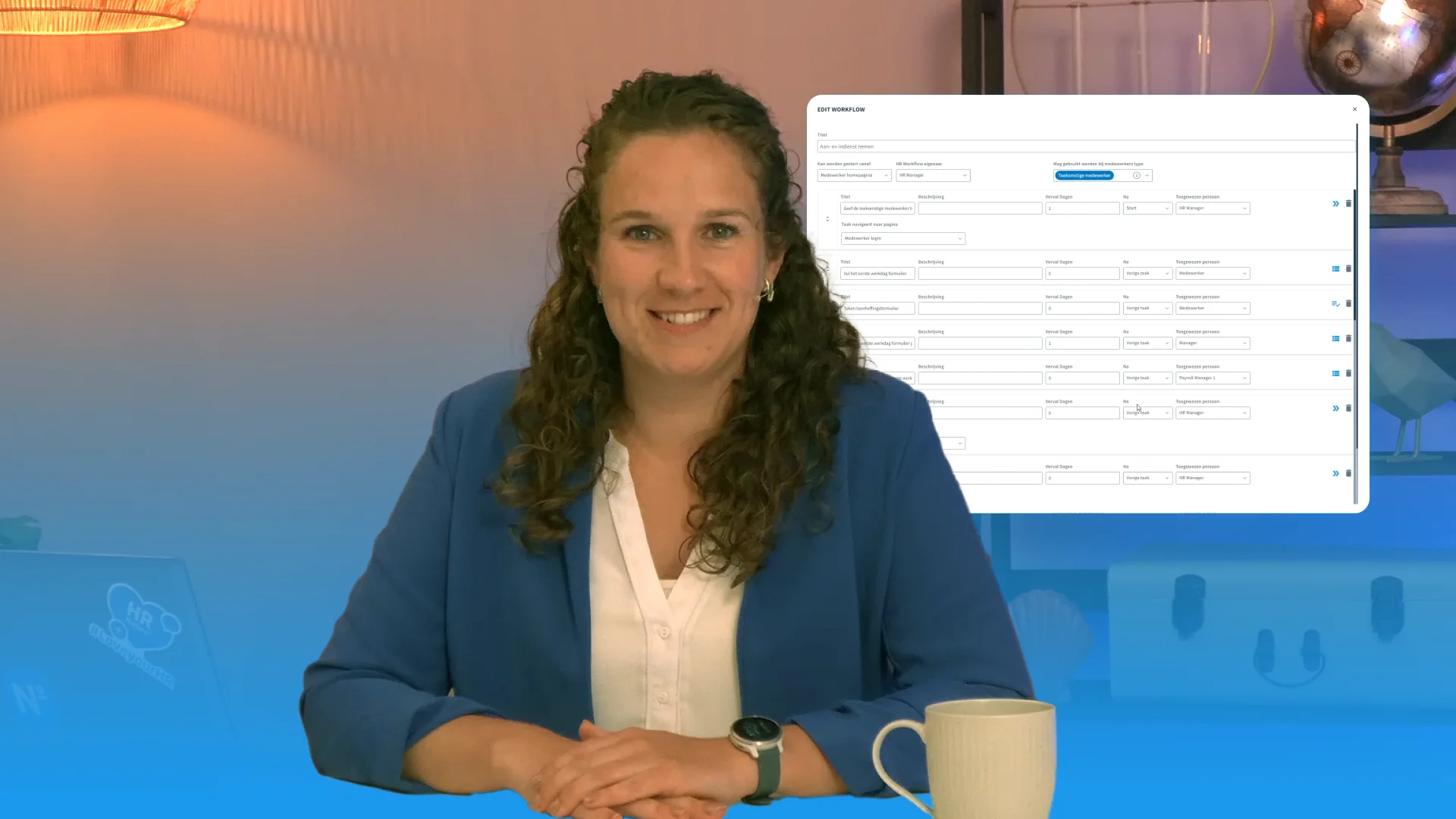 Set up HR workflow